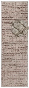 CHODNIK do korytarza 80x240cm, ELLE DECOR Artistique , wycinany wzór, kolor beżowy