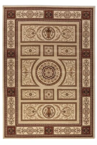 Dywan tradycyjny do salonu 160x235cm,NOURISTAN HERAT klasyczny kremowo beżowy wzór