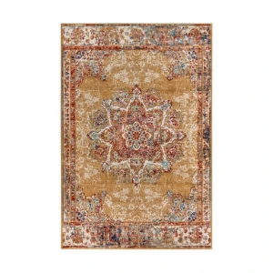 Dywan orientalny do salonu 80x120cm,miekki wielokolorowy wzór