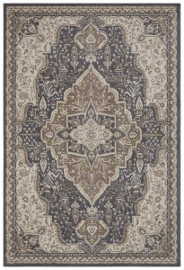 Dywan tradycyjny do salonu 200x280cm,klasyczny szaro beżowy, miękki włos