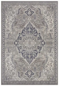Dywan tradycyjny do salonu 200x280cm,klasyczny szaro kremowy, miękki włos