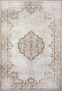 Dywan na taras 240x340cm,beżowo kremowy dwustronny płasko tkany sznurkowy, NORTHRUGS CEBU