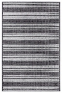 Dywan na taras 155x235cm- Hanse Home Clyde ,szaro kremowy  dywan zewnętrzno-wewnętrzny, płasko tkany typu sizal wzór liście palmy
