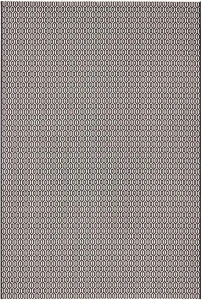 Dywan na taras 80x150cm-Nortrugs: Coin czarno kremowy dywan zewnętrzno-wewnętrzny, płasko tkany typu sizal