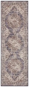 Chodnik na korytarz, przedpokój 80x200cm-Hanse Home Terrain z krótkim miękkim włosem, beżowo brązowo kremowy