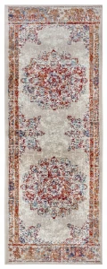 Chodnik tradycyjny na korytarz, przedpokój 80x240cm, Hanse Home LUXOR ,klasyczny wzór czerwono kremowy