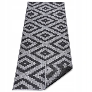 Chodnik 80x350cm, dwustronny,sznurkowy płasko tkany na korytarz-przedpokój