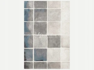 Dywan nowoczesny do salonu 160x230cm,szaro niebiesko kremowy wzór 3D