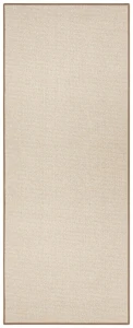 Chodnik beżowy antypoślizgowy 67x150cm,płasko tkany uniwersalny