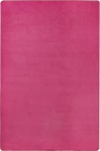 Dywan jednokolorowy 100x150cm, różowy z miękkim krótkim włosem
