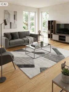 Dywan do salonu 160x230cm, wielokolorowy ,miękki włosie, pluszowe