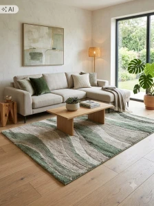 Dywan do salonu 160x230cm, wielokolorowy ,miękki włosie, pluszowe