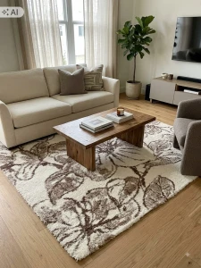 Dywan do salonu 160x230cm, wielokolorowy ,miękki włosie, pluszowe