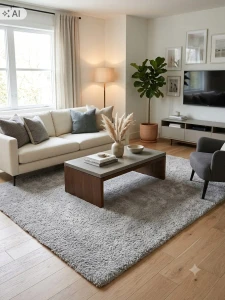 Dywan do salonu 160x230cm, wielokolorowy ,miękki włosie, pluszowe