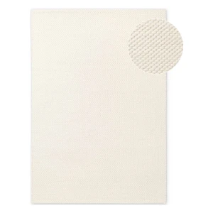 DYWAN wełniany do salonu 160x230cm w kolorze kremowym ,Elle Decoration LYON BEANS,tkany ręcznie