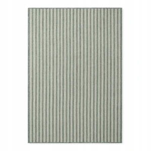 Dywan na taras 160x230cm TED BAKER Haringey Linley - zielono kremowy, dwustronny płasko tkany,zewnętrzno-wewnętrzny