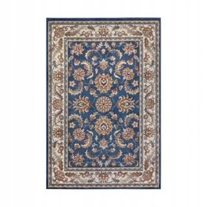 Dywan orientalny do salonu 120x170cm, kremowo  niebieski wzór -Hanse Home LUXOR