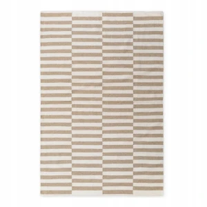 Dywan wełniany do salonu 200x300cm-HANSE HOME VIKA , beżowo kremowy z miękkim włosiem, dwustronny, ręcznie tkany