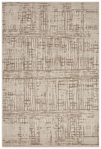 Dywan nowoczesny do salonu 80x120cm,Hanse Home LUXOR beżowo brązowy wzór