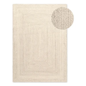 DYWAN naturalny z juty HANSE HOME Sharmila ,120x180cm w kolorze kremowym ,dwustronny ręcznie tkany!