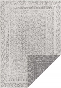 Dywan szary, na taras Bougari - Leyte 160x230 cm