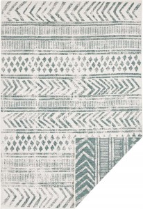 Zielony dywan boho, do domu i na taras, 160x230 cm