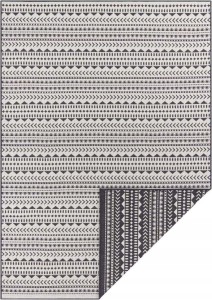 Dywan boho czarno biały, sznurkowy 160x230 cm