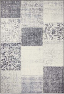 Szary orientalny dywan patchwork Tapeso Calvin 200x290cm
