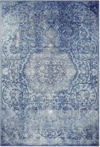 Niebieski orientalny dywan Tapeso Adeline 200x290cm