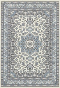 Tradycyjny dywan błekitno kremowy Nouristan 80x150cm