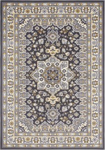 Tradycyjny dywan szaro żółty Nouristan 80x150cm